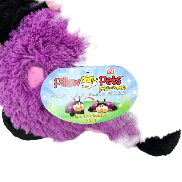 Pillow Pets Pee-Wees Dreamy Ladybug Limited Edition 2011 New - Picture 4 of 15